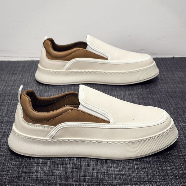 dress shoes men vulcanized black white slipon loafers patent leather for thick soled comfort casual chaussures pour hommes 230422
dress shoes men vulcanized black white slipon loafers patent leather for thick soled comfort casual chaussures pour hommes 230422