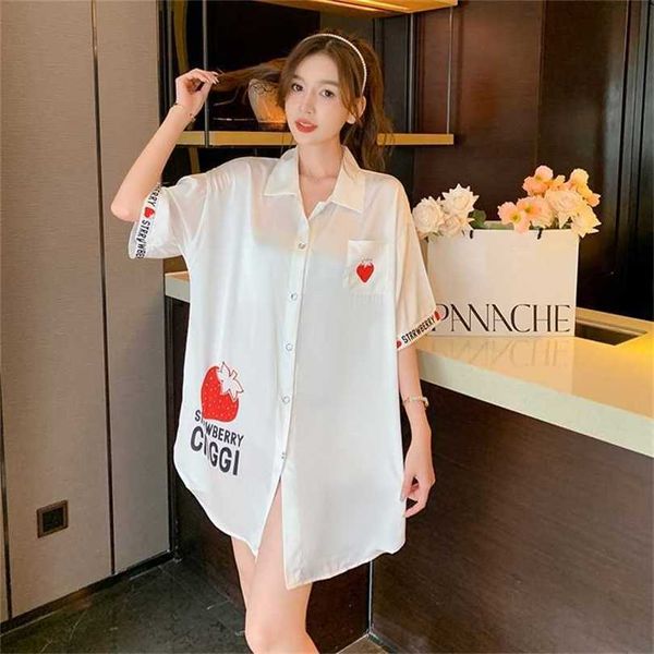 22% off ice snow silk pajamas women's spring and autumn simple love pajama skirt casual letter printing summer thin large homewear, White
22% off ice snow silk pajamas women's spring and autumn simple love pajama skirt casual letter printing summer thin large homewear, White