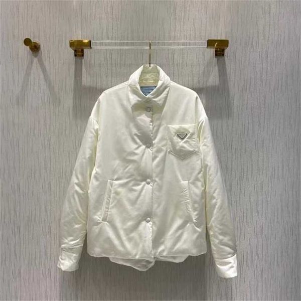 24% off family nylon lapel triangle label cotton coat, Black
24% off family nylon lapel triangle label cotton coat, Black