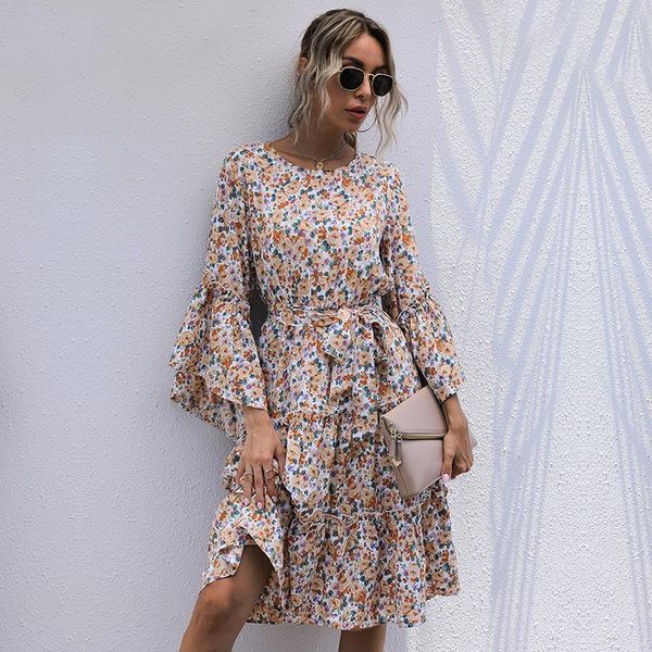 dresses women elegant cascade ruffled midi dress autumn o neck commute ol shirt dress female casual holiday dress new floral dress, Black;gray
dresses women elegant cascade ruffled midi dress autumn o neck commute ol shirt dress female casual holiday dress new floral dress, Black;gray