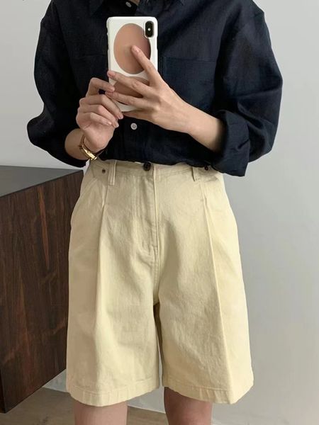 women's shorts solid casual summer women high waist vintage simple pocket straihgr demin female fashion 2023 230422, White;black
women's shorts solid casual summer women high waist vintage simple pocket straihgr demin female fashion 2023 230422, White;black
