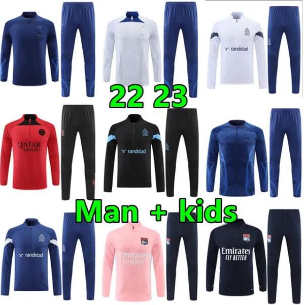 2023 french fra nce tracksuit marseilles lyon psgs survetement training suit world soccer cup jersey aa, Black
2023 french fra nce tracksuit marseilles lyon psgs survetement training suit world soccer cup jersey aa, Black
