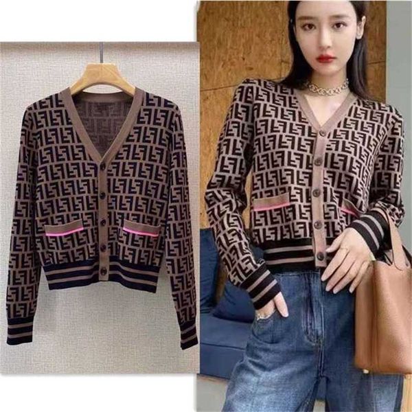 22% off european celebrity matching knitted cardigan sweater women's trendy spring and autumn coffee color mesh red v-neck letter camel, White;black
22% off european celebrity matching knitted cardigan sweater women's trendy spring and autumn coffee color mesh red v-neck letter camel, White;black