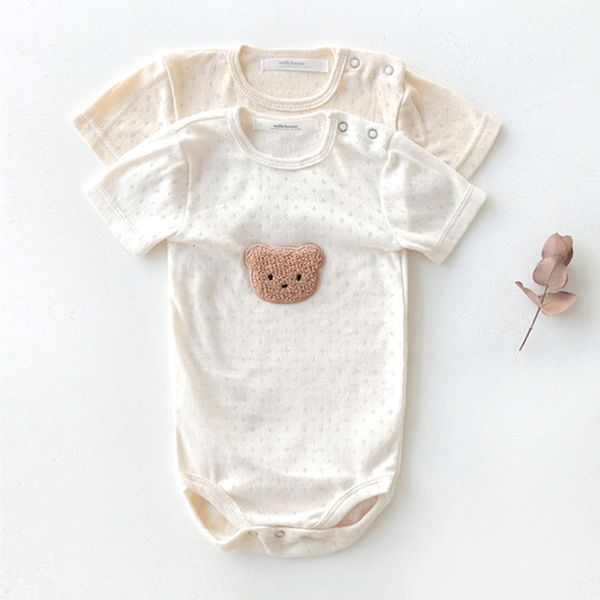 rompers born baby girl boy romper summer bear embroidery hollow out bodysuits for infants cute pure cotton thin kids girls clothes 230422, Blue
rompers born baby girl boy romper summer bear embroidery hollow out bodysuits for infants cute pure cotton thin kids girls clothes 230422, Blue