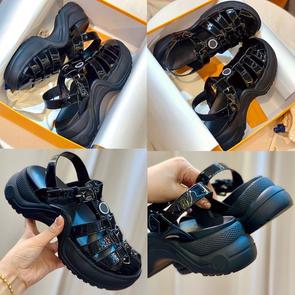 2023s popular platform sandals womens brand sandals celebrity same soft patent leather comfortable sandals increase fashion summer sandal up, Black
2023s popular platform sandals womens brand sandals celebrity same soft patent leather comfortable sandals increase fashion summer sandal up, Black
