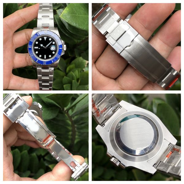 High quality men's watch 40mm 904L stainless steel strap black dial watch luminous sapphire mirror waterproof watch Montre de Luxe Jason 007
High quality men's watch 40mm 904L stainless steel strap black dial watch luminous sapphire mirror waterproof watch Montre de Luxe Jason 007