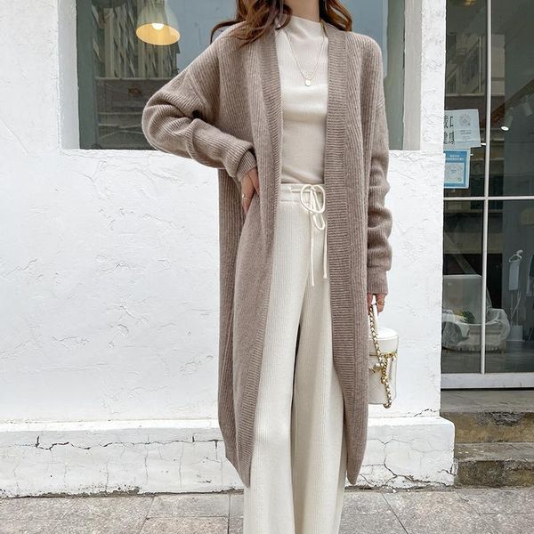 sweaters 2022 autumn and winter new vneck long cardigan solid color coat new women's cashmere cardigan thick sweater korean casual cas, White;black
sweaters 2022 autumn and winter new vneck long cardigan solid color coat new women's cashmere cardigan thick sweater korean casual cas, White;black