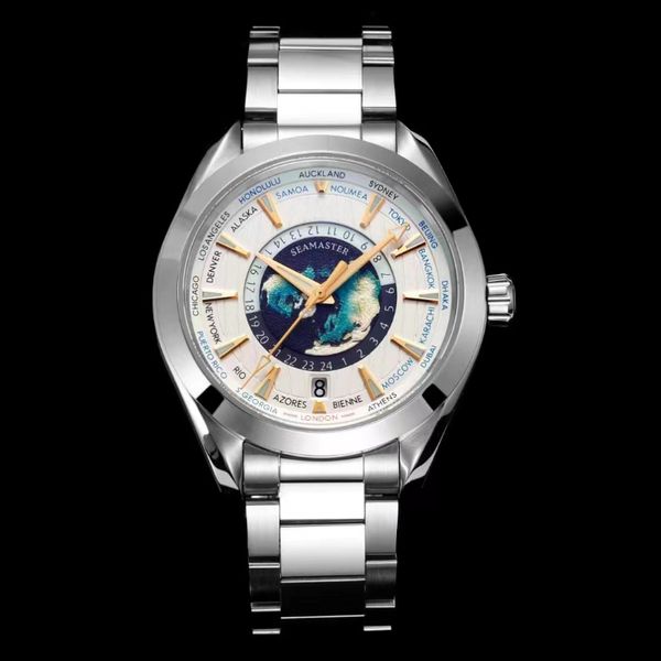men's watch overmaster world time 8938 caliber sapphire double coated world time individually adjust cnc details polished dial three-di, Slivery;brown
men's watch overmaster world time 8938 caliber sapphire double coated world time individually adjust cnc details polished dial three-di, Slivery;brown