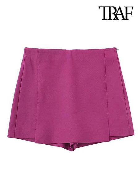 shorts traf women fashion front split shorts skirts vintage high waist side zipper female skort mujer, White;black
shorts traf women fashion front split shorts skirts vintage high waist side zipper female skort mujer, White;black