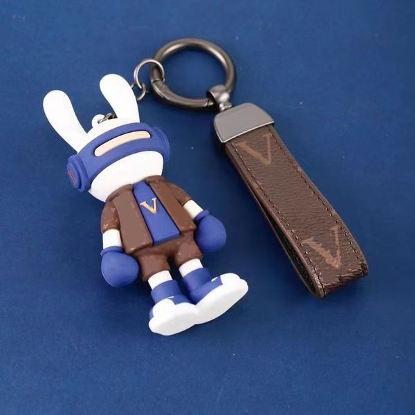 fashion pu keychain designer rabbit doll keychain couple car keychain jewelry handbag pendant, Silver
fashion pu keychain designer rabbit doll keychain couple car keychain jewelry handbag pendant, Silver