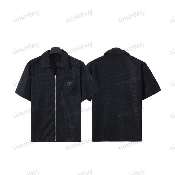 xinxinbuy men designer tee t shirt 23ss nylon metal triangle label short sleeve cotton women black blue white khaki xs-2xl196w, Black;brown
xinxinbuy men designer tee t shirt 23ss nylon metal triangle label short sleeve cotton women black blue white khaki xs-2xl196w, Black;brown
