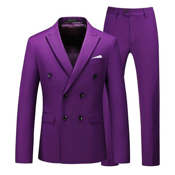 blazers suit men new men's largesize suit twopiece suit with doublebreasted 8 solid color slim business casual mens suits with pants, White;black
blazers suit men new men's largesize suit twopiece suit with doublebreasted 8 solid color slim business casual mens suits with pants, White;black