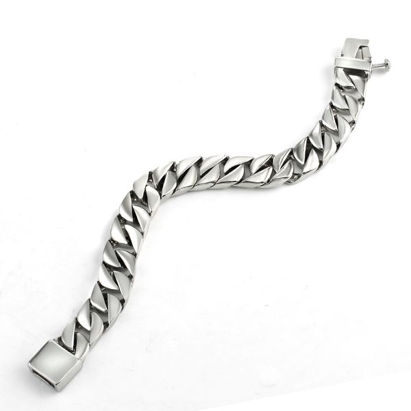 beaded bracelet for men s curb cuban links chains 316l stainless steel bangles male jewelry accessory wholesale 230422, Black
beaded bracelet for men s curb cuban links chains 316l stainless steel bangles male jewelry accessory wholesale 230422, Black