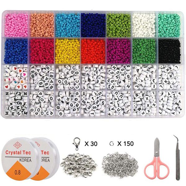 other letter glass seed bead set polymer clay alphabet kit soft pottery gift box for bracelet jewelry making diy accessories 230422
other letter glass seed bead set polymer clay alphabet kit soft pottery gift box for bracelet jewelry making diy accessories 230422