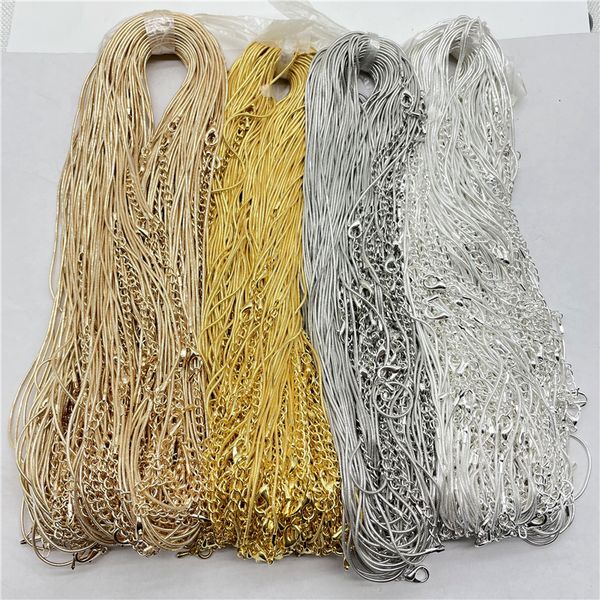 chains wholesale stainless steel chain rope lobster clasp diy jewelry making round snake necklace accessories 60pcs 230422, Silver
chains wholesale stainless steel chain rope lobster clasp diy jewelry making round snake necklace accessories 60pcs 230422, Silver