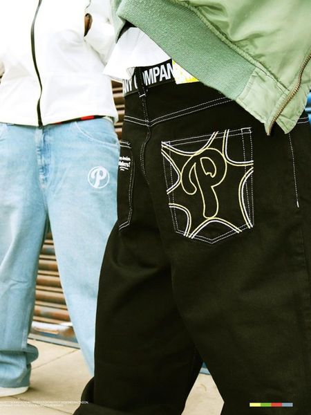 women's jeans y2k harajuku hip hop gothic baggy denim pants men women 2023 punk rock oversized wide feet trousers streetwear 230422, Blue
women's jeans y2k harajuku hip hop gothic baggy denim pants men women 2023 punk rock oversized wide feet trousers streetwear 230422, Blue
