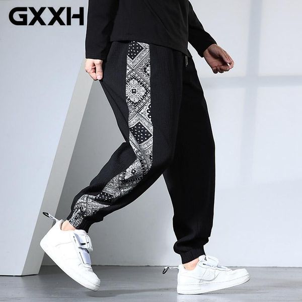 pants gxxh men new stitching sides ethnic print casual pants loose straight joggers sweatpants streetwear trousers jogging pants male, Black
pants gxxh men new stitching sides ethnic print casual pants loose straight joggers sweatpants streetwear trousers jogging pants male, Black