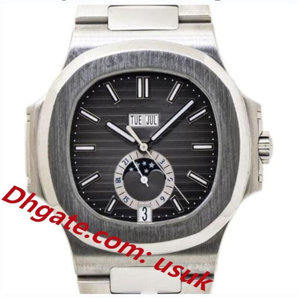 men watch nautilus annual calendar 5726a moonphase 40 5mm automatic mechanical 904l steel strap glass back sports mens watches wit244f, Slivery;brown
men watch nautilus annual calendar 5726a moonphase 40 5mm automatic mechanical 904l steel strap glass back sports mens watches wit244f, Slivery;brown