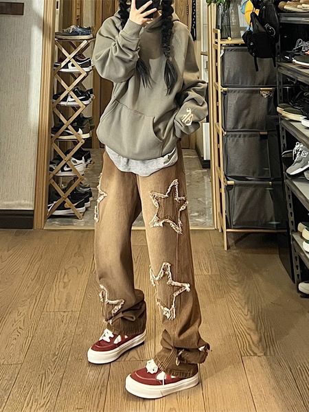 women's jeans star cargo pant boyfriend y2k for women baggy jean mom korean summer clothes patalon streetwear 230422, Blue
women's jeans star cargo pant boyfriend y2k for women baggy jean mom korean summer clothes patalon streetwear 230422, Blue
