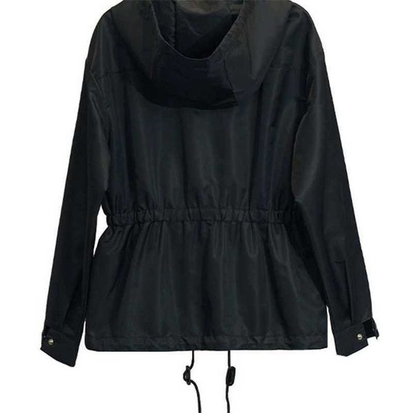 20% off family's three prevention for women's spring new drawstring hooded mid length waist lightweight trendy coat, Black
20% off family's three prevention for women's spring new drawstring hooded mid length waist lightweight trendy coat, Black