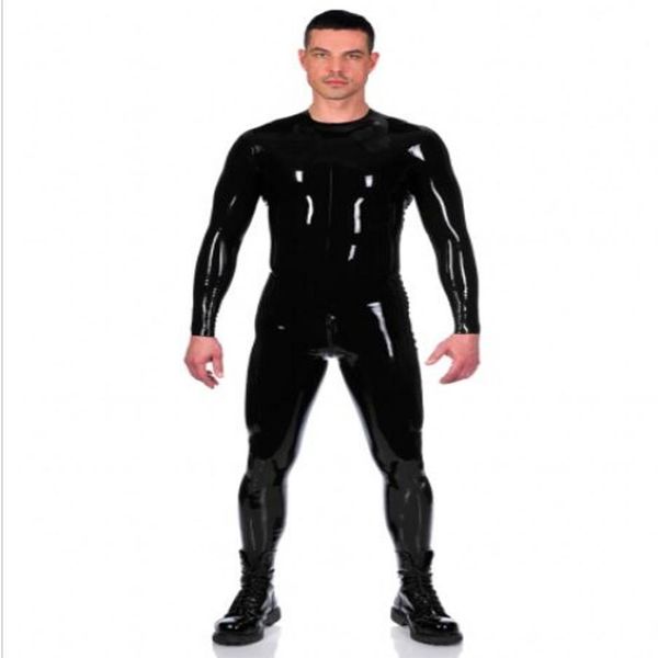 fashion catsuit costumes pvc faux leather bodysuit long sleeve jumpsuits with back 3-ways zipper to front crotch211c, Black
fashion catsuit costumes pvc faux leather bodysuit long sleeve jumpsuits with back 3-ways zipper to front crotch211c, Black