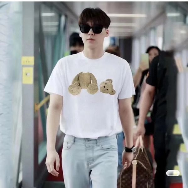 summer mens designer t shirt casual mens womens loose t-shirt with new angels embroidered severed head bear t-shirt printed short sleeve lux, White;black
summer mens designer t shirt casual mens womens loose t-shirt with new angels embroidered severed head bear t-shirt printed short sleeve lux, White;black