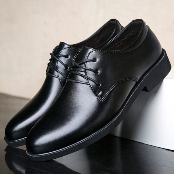 dress shoes men casual business leather formal fashion low sports flat shoe for 230422, Black
dress shoes men casual business leather formal fashion low sports flat shoe for 230422, Black