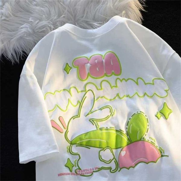 24% off rabbit gujia women's summer new loose and slim design unique couple short sleeve t-shirt, White
24% off rabbit gujia women's summer new loose and slim design unique couple short sleeve t-shirt, White
