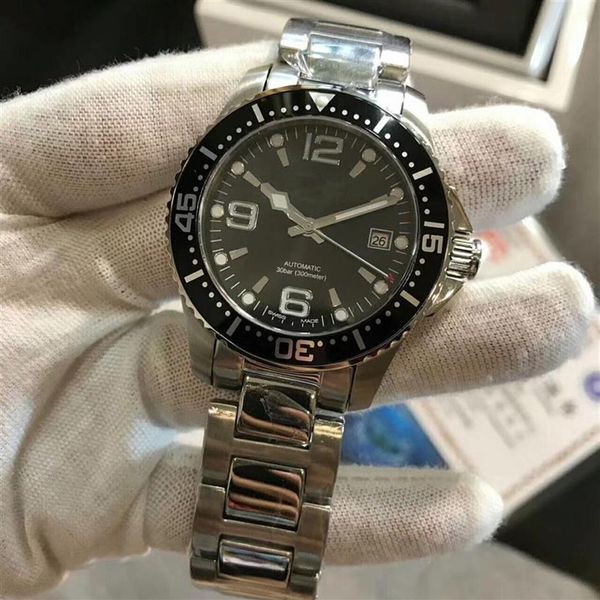 luxury men watch stainless steel strap luminous black dial hydroconquest automatic diver mens watch - l3 642 4 56 6 automatic wris244k, Slivery;brown
luxury men watch stainless steel strap luminous black dial hydroconquest automatic diver mens watch - l3 642 4 56 6 automatic wris244k, Slivery;brown