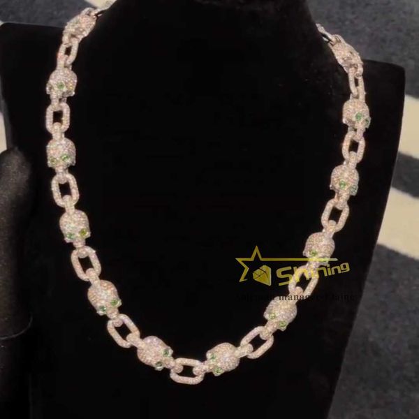 pass diamond tester hip hop iced out chain fine jewelry custom necklace, Silver
pass diamond tester hip hop iced out chain fine jewelry custom necklace, Silver