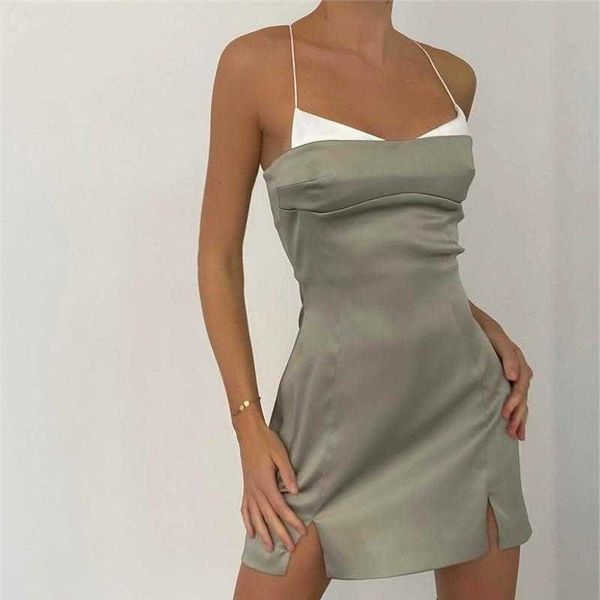 summer womens clothing lightly mature dress backless contrasting color with, Black;gray
summer womens clothing lightly mature dress backless contrasting color with, Black;gray