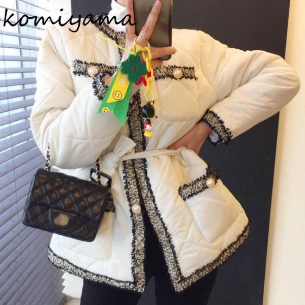 leather komiyama hit color pockets patchwork parkas warm fashion jacket women o neck long sleeve cotton coat lace up winter clothes, Black
leather komiyama hit color pockets patchwork parkas warm fashion jacket women o neck long sleeve cotton coat lace up winter clothes, Black