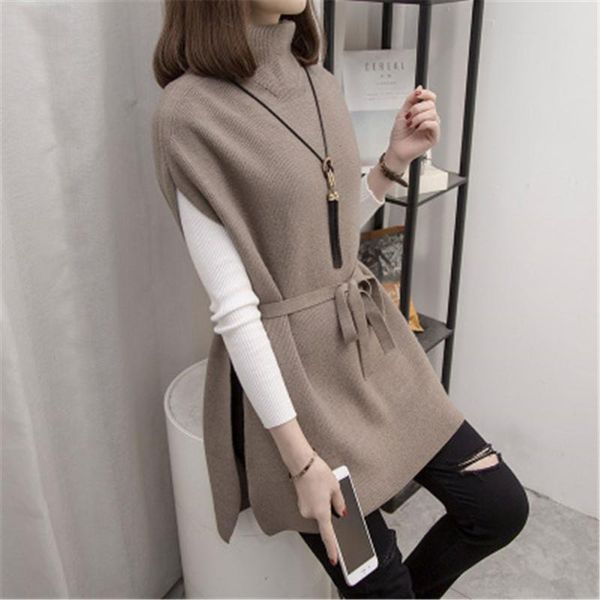 vests 2021 new autumn winter women's clothing lady long vest knitted sweater half turtleneck midlength sweater korean fashion vests, Black;white
vests 2021 new autumn winter women's clothing lady long vest knitted sweater half turtleneck midlength sweater korean fashion vests, Black;white