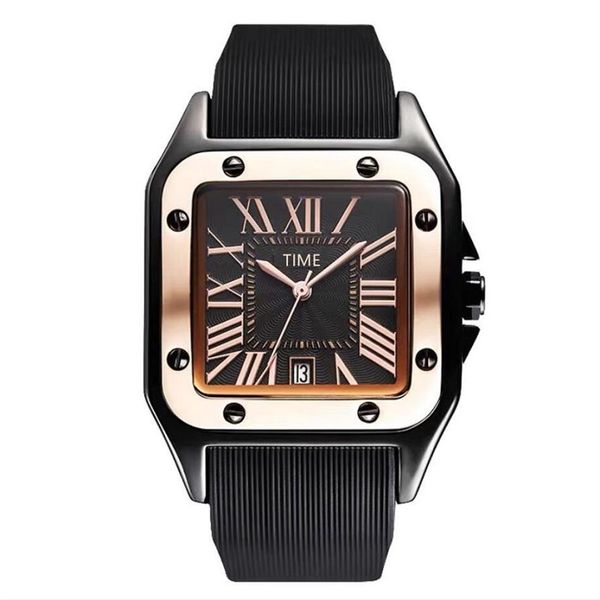 men luxury new quartz watch stainless steel case business fashion ladies women mens watches sports wristwatch square 202f, Slivery;brown
men luxury new quartz watch stainless steel case business fashion ladies women mens watches sports wristwatch square 202f, Slivery;brown