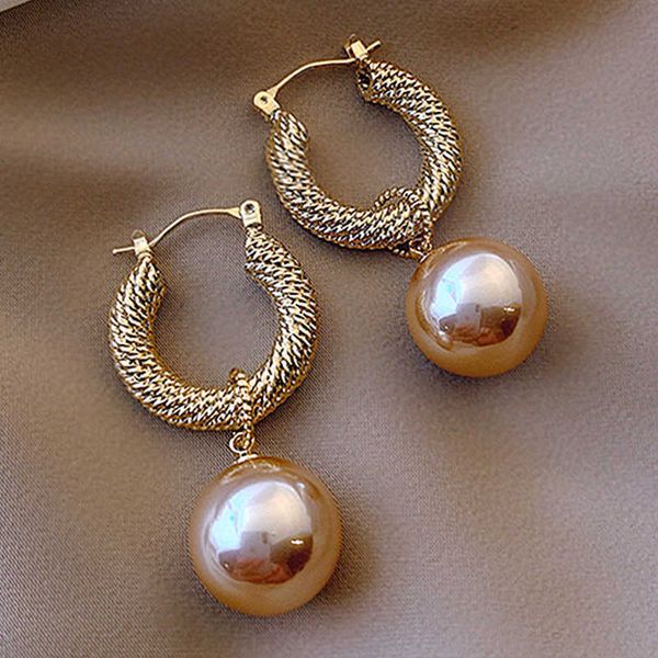 charm 2021 new korean fashion round ball pearl drop earrings for women temperament luxury pearl earrings jewelry gifts for girlfriend w0422, Golden
charm 2021 new korean fashion round ball pearl drop earrings for women temperament luxury pearl earrings jewelry gifts for girlfriend w0422, Golden