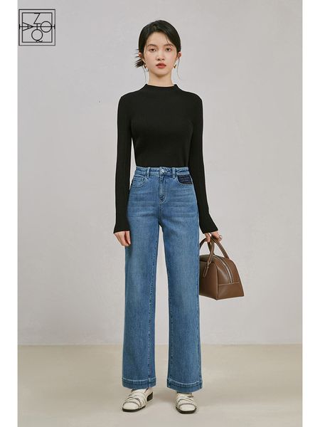 women's jeans ziqiao retro denim blue women wide leg trousers high waist pocket contrasting color design spring office lady casual jean
women's jeans ziqiao retro denim blue women wide leg trousers high waist pocket contrasting color design spring office lady casual jean