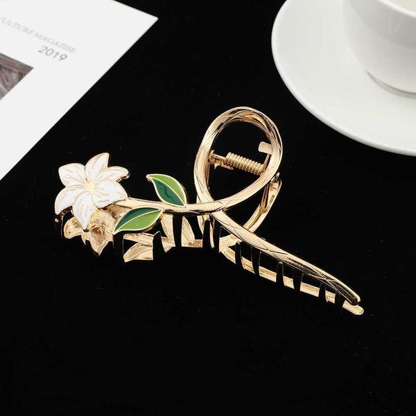 butterfly barrettes yun xian net red elegant temperament hair clip lily flower hair catch south korea back of head catch clip dish hair shar, Golden;silver
butterfly barrettes yun xian net red elegant temperament hair clip lily flower hair catch south korea back of head catch clip dish hair shar, Golden;silver