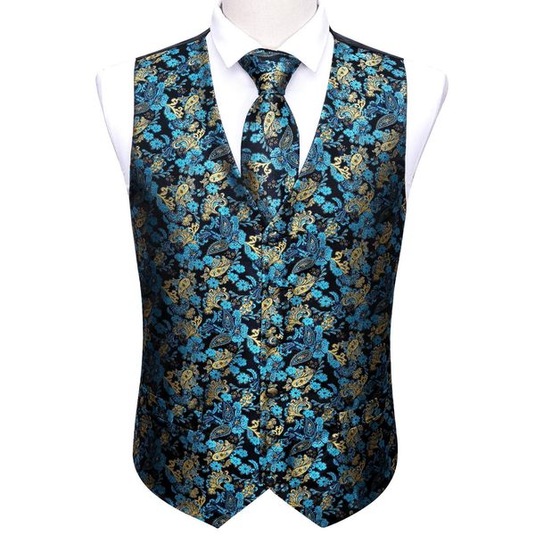 blazers men teal waistcoat blue silk vest for men jacquard paisley tie hanky 4pc set formal business party male jacket barry.wang design, White;black
blazers men teal waistcoat blue silk vest for men jacquard paisley tie hanky 4pc set formal business party male jacket barry.wang design, White;black