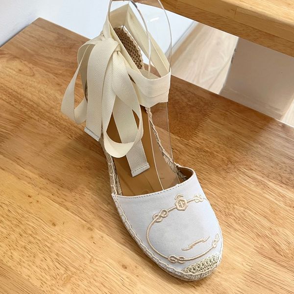 622s621s sandals linen embroidered espadrilles wedges sandals heeled platform pumps heels open-toe women's luxury designers leat, Black
622s621s sandals linen embroidered espadrilles wedges sandals heeled platform pumps heels open-toe women's luxury designers leat, Black