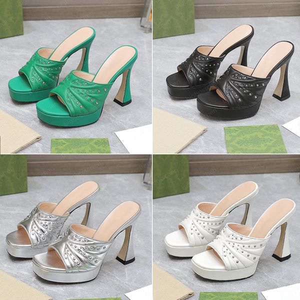 luxury g studded embellished platform sandals chunky heels ankle strap open toe high block heel sandals designer shoes 11cm with box, Black
luxury g studded embellished platform sandals chunky heels ankle strap open toe high block heel sandals designer shoes 11cm with box, Black