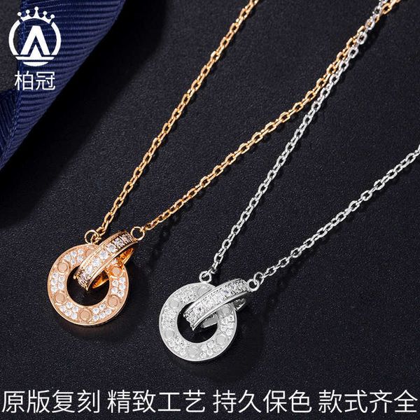 kajia full necklace 925 sterling silver plated 18k rose gold inlaid diamond double big cake ring buckle pendant clavicle chain
kajia full necklace 925 sterling silver plated 18k rose gold inlaid diamond double big cake ring buckle pendant clavicle chain