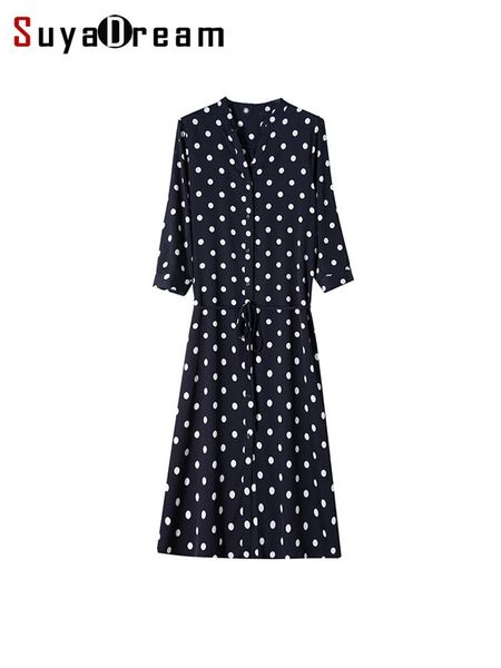dresses suyadream women long dress 22 mommy 92%silk 8%spandex dots printed sashes shirt dresses 2022 spring summer navy clothes, Black;gray
dresses suyadream women long dress 22 mommy 92%silk 8%spandex dots printed sashes shirt dresses 2022 spring summer navy clothes, Black;gray