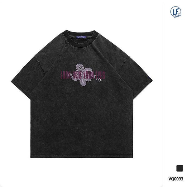 men and women t-shirtslawfoo summer new china-chic brand men's washing water dark letter print short sleeve loose t-shirt men, White;black
men and women t-shirtslawfoo summer new china-chic brand men's washing water dark letter print short sleeve loose t-shirt men, White;black