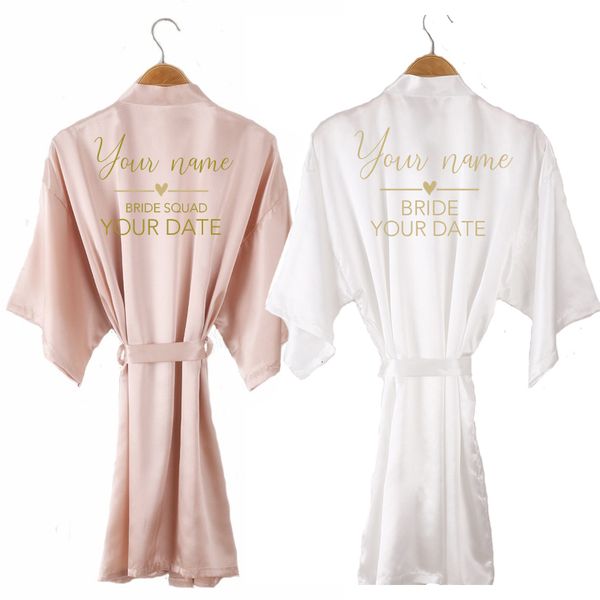 women's sleepwear quick custom name date bridal party robe satin women party gift diy luxury gold foil writing kimono short team brides, Black;red
women's sleepwear quick custom name date bridal party robe satin women party gift diy luxury gold foil writing kimono short team brides, Black;red