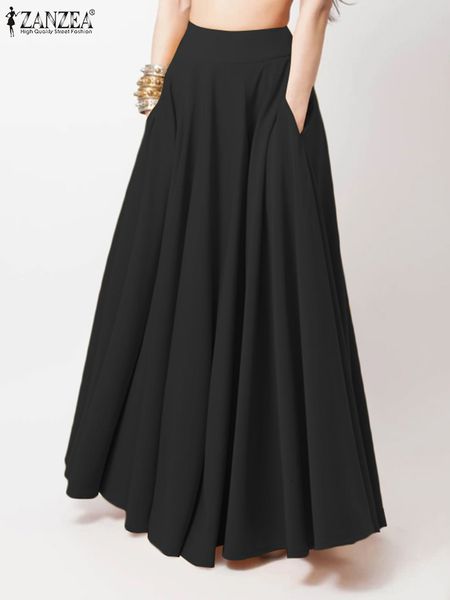 skirts casual elegant a-line party beach faldas saia women maxi long skirts zanzea spring high waist solid skirts female loose jupe 230422, Black
skirts casual elegant a-line party beach faldas saia women maxi long skirts zanzea spring high waist solid skirts female loose jupe 230422, Black