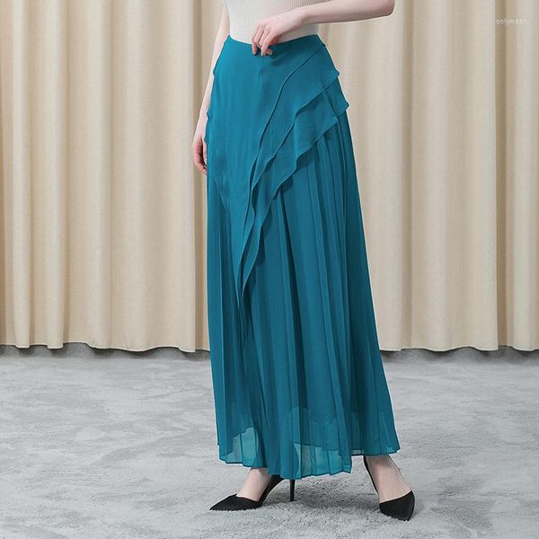 Skirts Love Silk Georgette Asymmetric Three-dimensional Decoration Pleated Double-layer Soft And Refreshing Casual Skirt Summer CE76, Q06
Skirts Love Silk Georgette Asymmetric Three-dimensional Decoration Pleated Double-layer Soft And Refreshing Casual Skirt Summer CE76, Q06