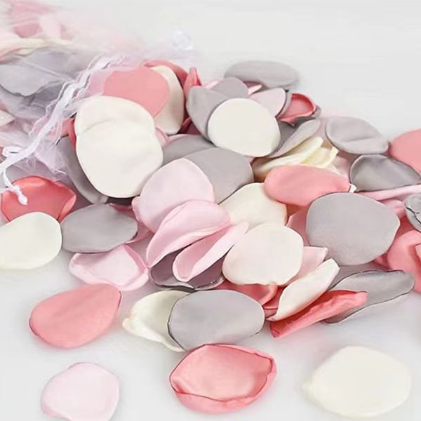 

simulated Rose Petals Wedding Confession Decoration Hand Scattered Flowers Valentine's Day Birthday (200 pieces per piece), Mixed color