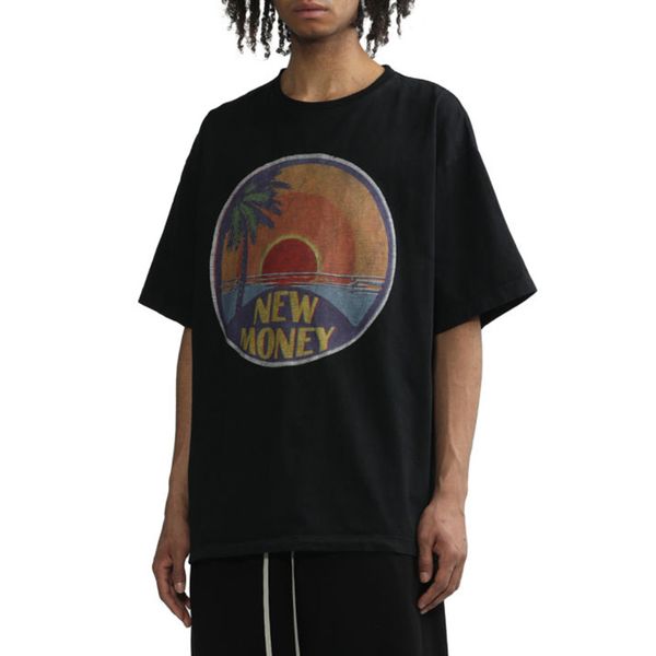 23ss new woman men's t-shirts classic new money tee vintage sunny palm tree beach printed short sleeve casual summer fashion breathable, White;black
23ss new woman men's t-shirts classic new money tee vintage sunny palm tree beach printed short sleeve casual summer fashion breathable, White;black