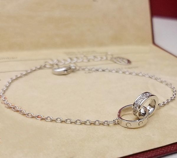 high edition charm bracelets love bracelets for women girls carti ladies gift designer jewelry classic design double loop crossed ak8a, Golden;silver
high edition charm bracelets love bracelets for women girls carti ladies gift designer jewelry classic design double loop crossed ak8a, Golden;silver