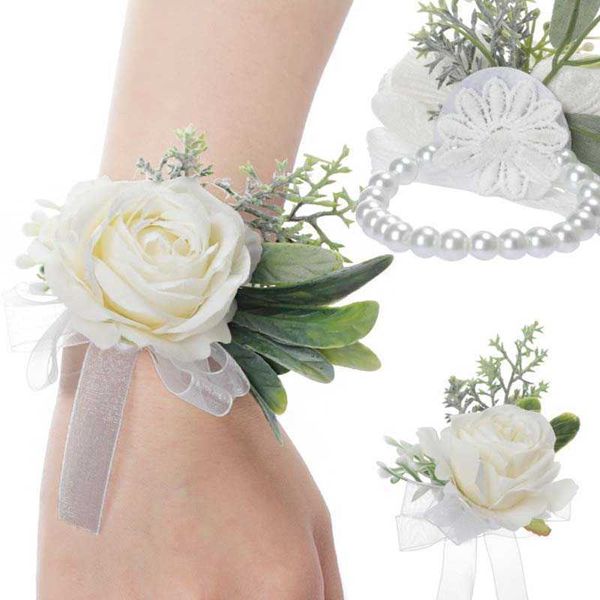 other fashion accessories wedding wrist corsage bridesmaid pearl bracelet silk flower wrist corsage wedding marriage hand flowers boutonnier, Silver
other fashion accessories wedding wrist corsage bridesmaid pearl bracelet silk flower wrist corsage wedding marriage hand flowers boutonnier, Silver